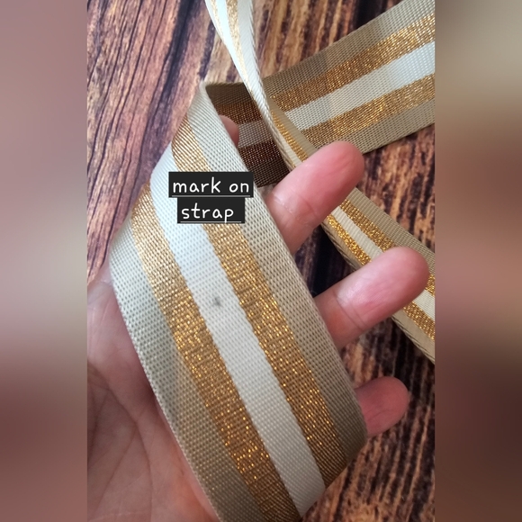 Westbronco Boho Square Crossbody Bag w/ PomPom London Adjustable Striped Strap - Picture 6 of 12